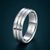 Classic Double Groove Band Ring in 925 Sterling Silver