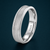 Brushed Texture Edge Band Ring in 925 Sterling Silver
