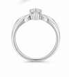 Classic Round Solitaire Ring in 925 Sterling Silver