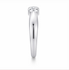 Classic Round Solitaire Ring in 925 Sterling Silver