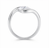 Elegant Marquise Solitaire Ring in 925 Sterling Silver