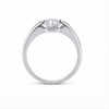 Elegant Marquise Solitaire Ring in 925 Sterling Silver