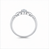 Elegant Marquise Accent Solitaire Ring in 925 Sterling Silver