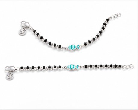 Cute Fish Nazariya Bracelet in 925 Sterling Silver
