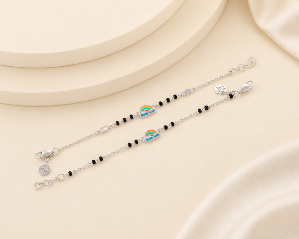 Rainbow Cloud Nazariya Bracelet in 925 Sterling Silver