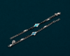 Cute Rocket Nazariya Bracelet for Kids in 925 Sterling Silver