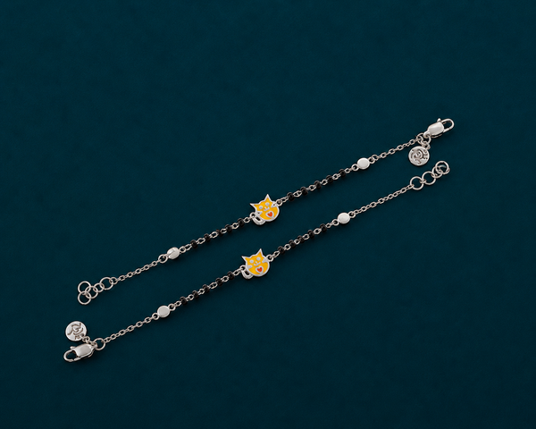 Cute Cat Nazariya Bracelet in 925 Sterling Silver
