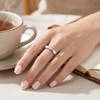Classic Round Solitaire Ring in 925 Sterling Silver