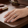 Elegant Princess Cut Solitaire Ring in 925 Sterling Silve