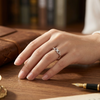 Elegant Infinity Bow Solitaire Ring in 925 Sterling Silver