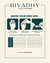 Classic Square Solitaire Ring – 925 Sterling Silver Grooved Band Statement Ring