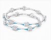 Premium Turquoise Designer Bangles – 925 Sterling Silver Diamond-Studded bangles
