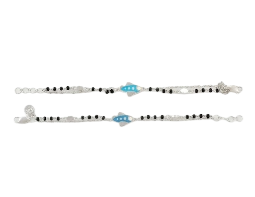 Cute Rocket Nazariya Bracelet for Kids in 925 Sterling Silver