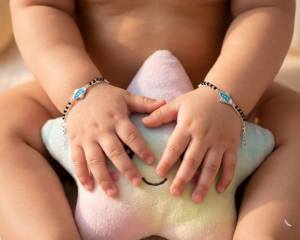 Cute Rocket Nazariya Bracelet for Kids in 925 Sterling Silver